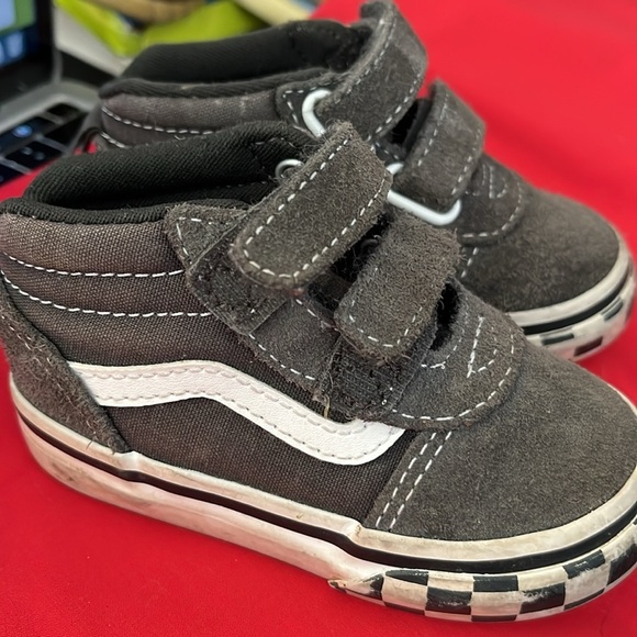 Vans Mid Top Ward Gray Size 5 Baby Toddler - Picture 2 of 7